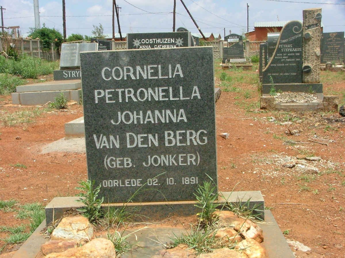 BERG Cornelia Petronella Johanna, van den nee JONKER  -1891