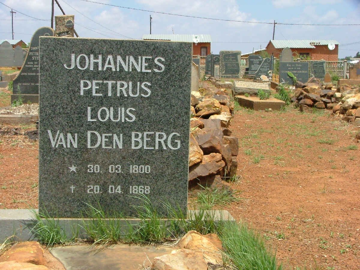BERG Johannes Petrus Louis, van den 1800-1868