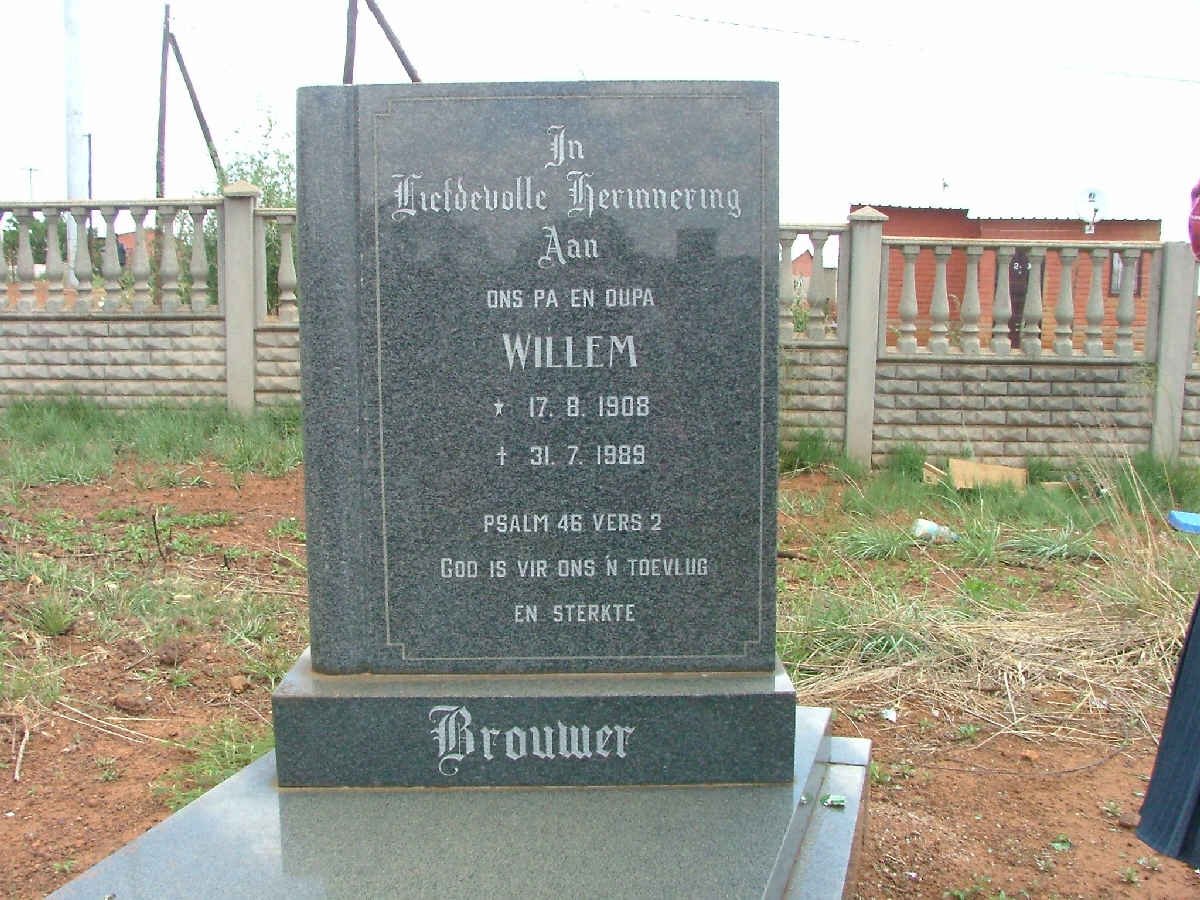BROUWER Willem 1908-1989