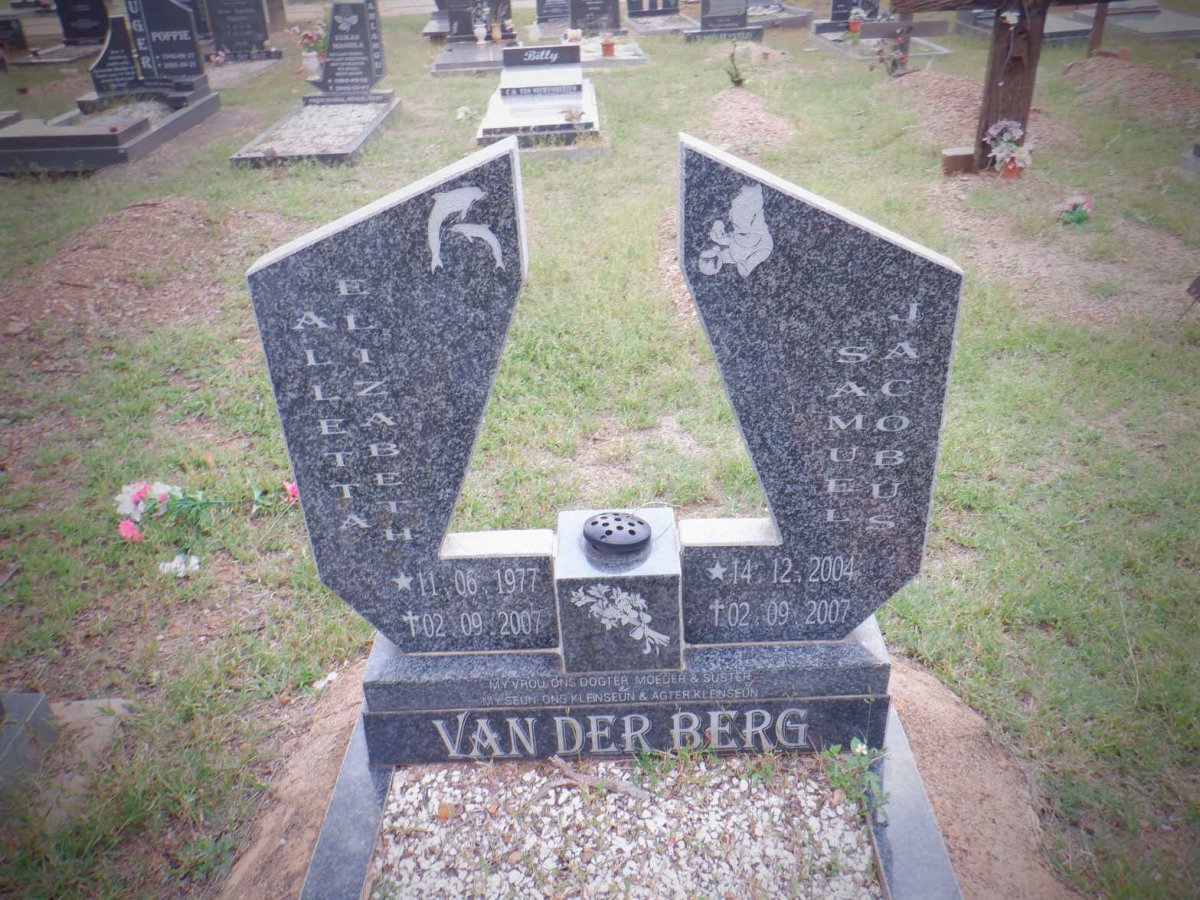BERG Alletta Elizabeth, van der 1977-2007 :: VAN DER BERG Samuel Jacobus 2004-2007