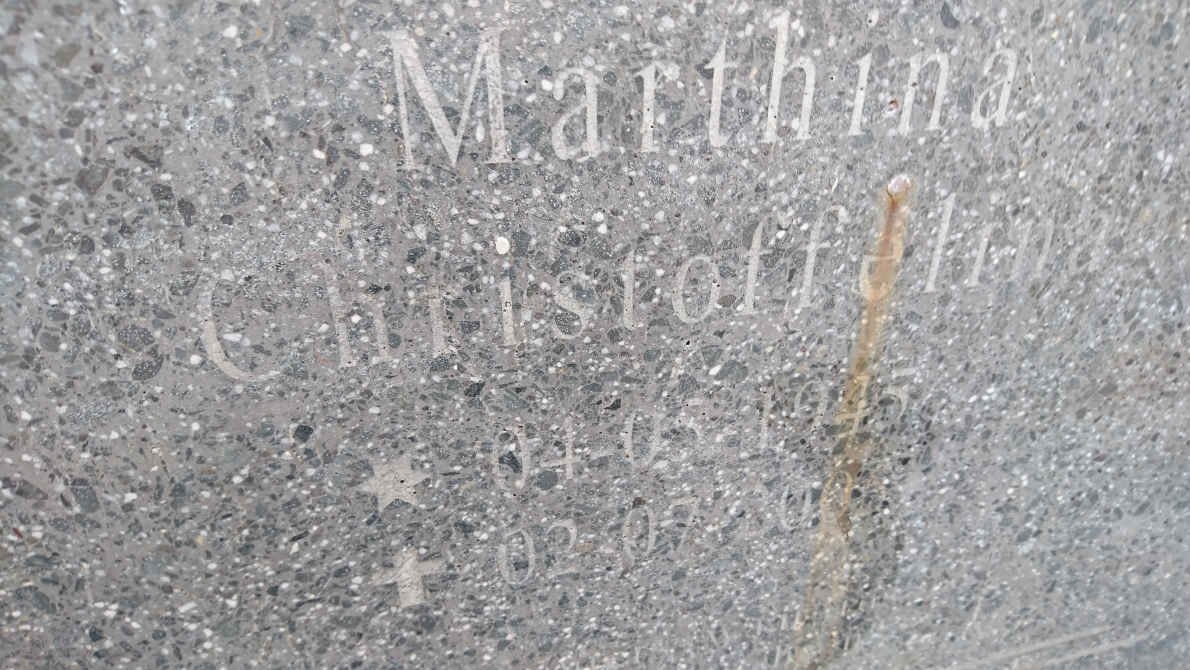 BOTHA Jacobus Marthinus 1947- &amp; Marthina Christoffelina 1945-2005