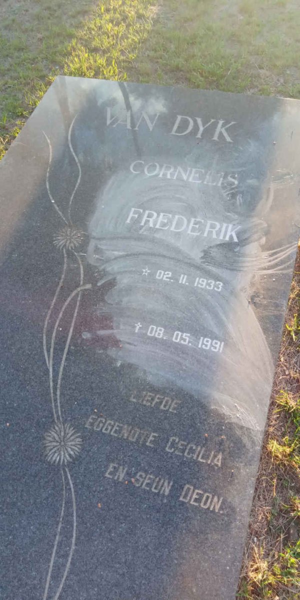 DYK Cornelius Frederik, van 1933-1991