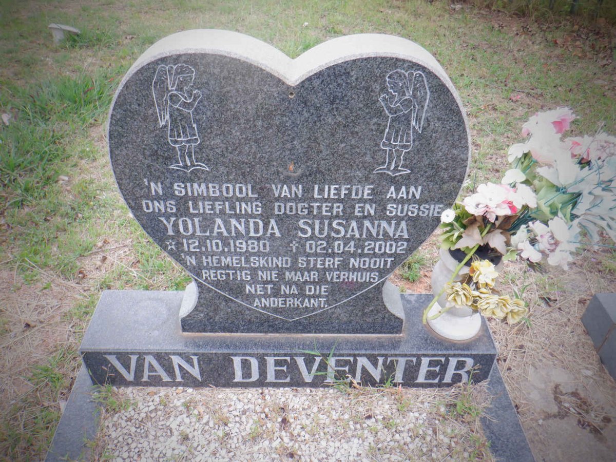 DEVENTER Yolanda Susanna, van 1980-2002
