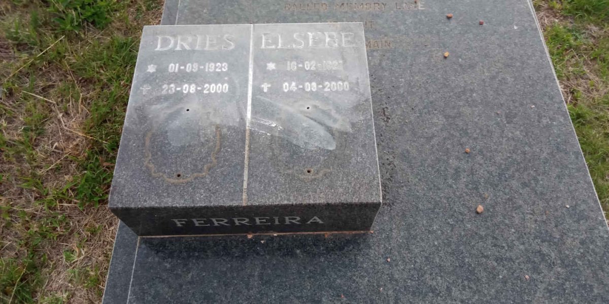 FERREIRA Dries 1923-2000 &amp; Elsebe 1927-2000