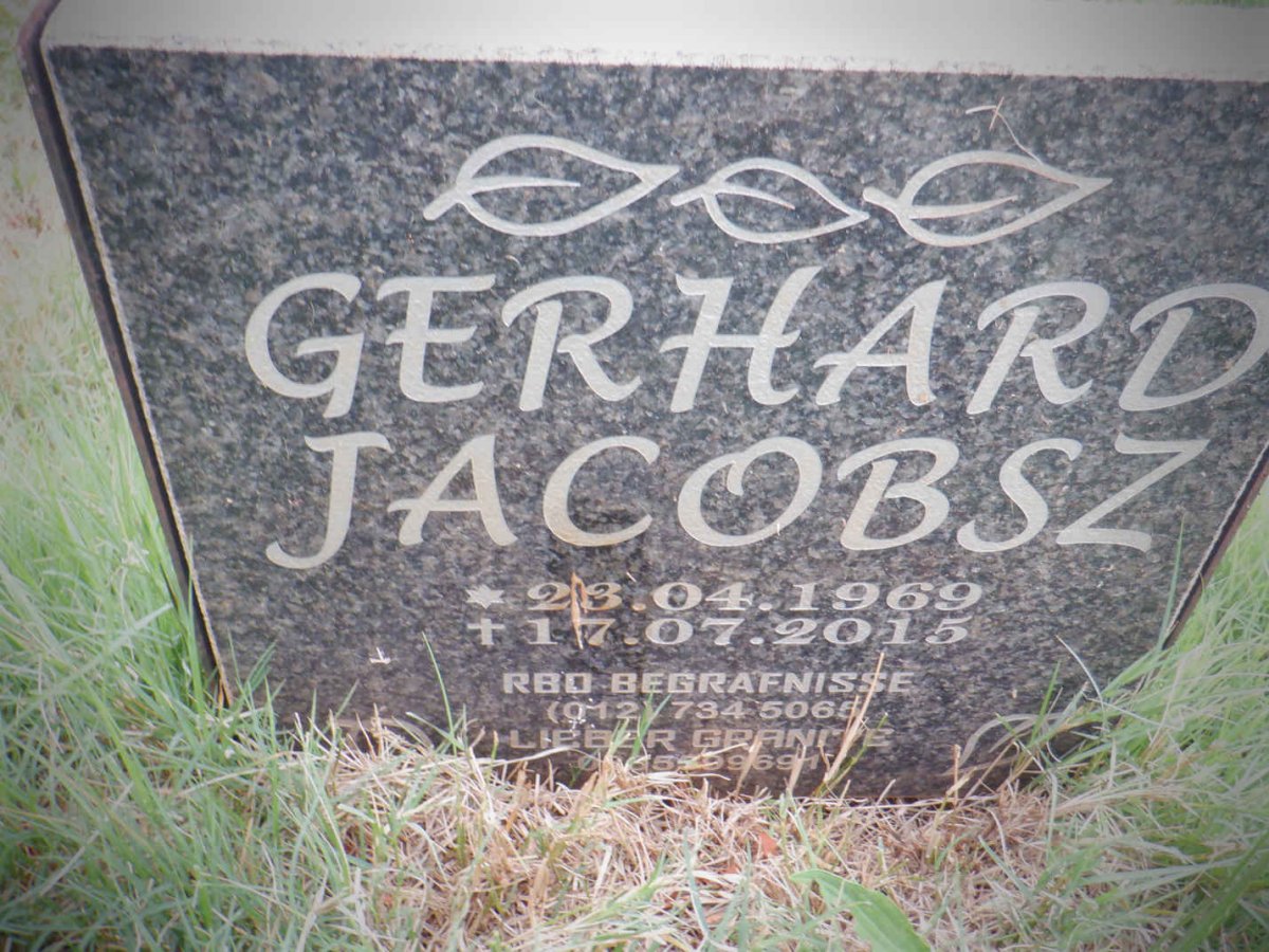 JACOBSZ Gerhard 1969-2015