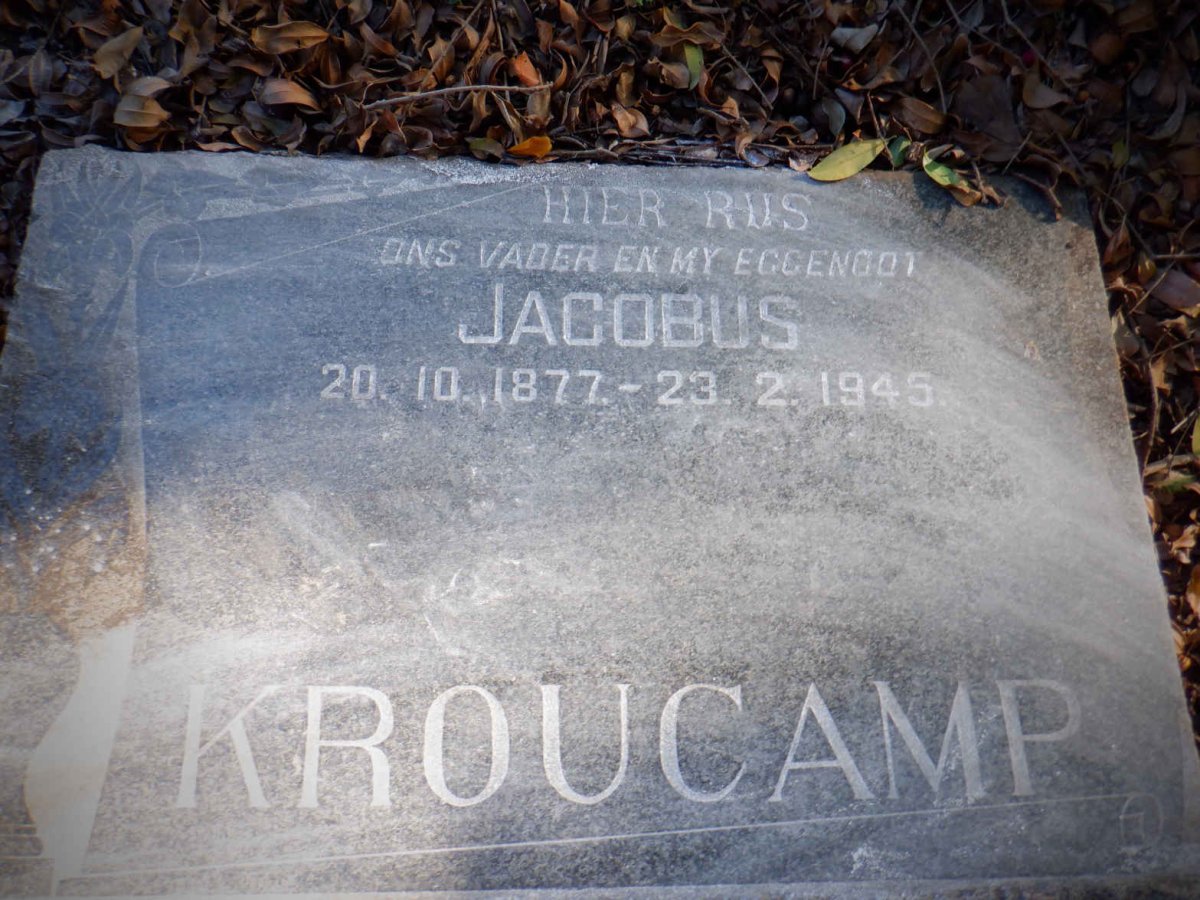 KROUCAMP Jacobus 1877-1945
