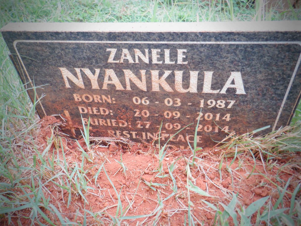 NYANKULA Zanele 1987-2014