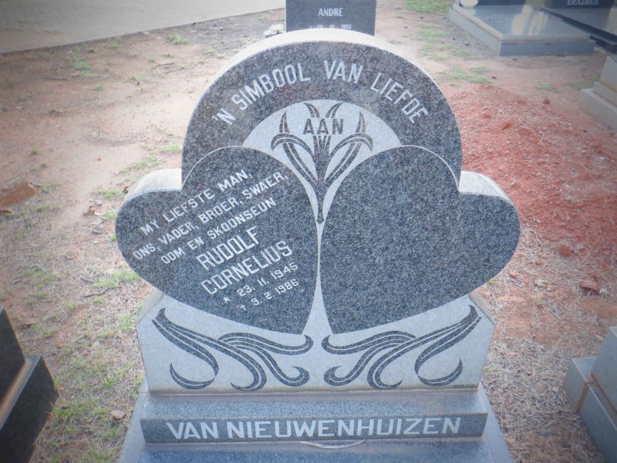 NIEUWENHUIZEN Rudolf Cornelius, van 1945-1986