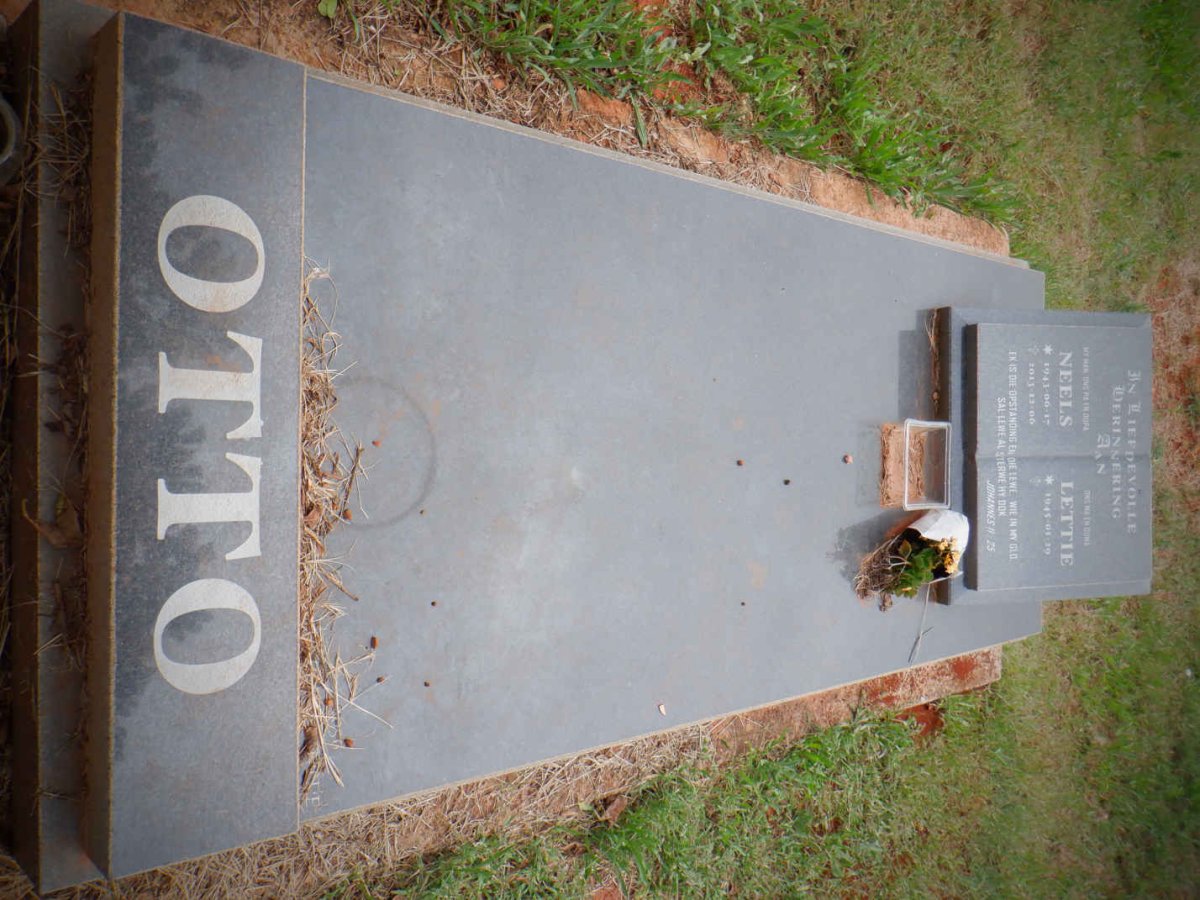 OTTO Neels 1943-2013 &amp; Lettie 1945-
