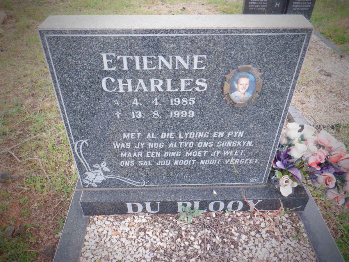 PLOOY Etienne Charles, du 1985-1999