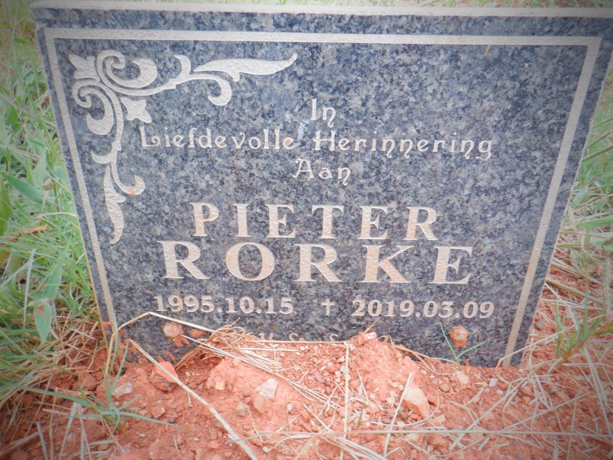 RORKE Pieter 1995-2019