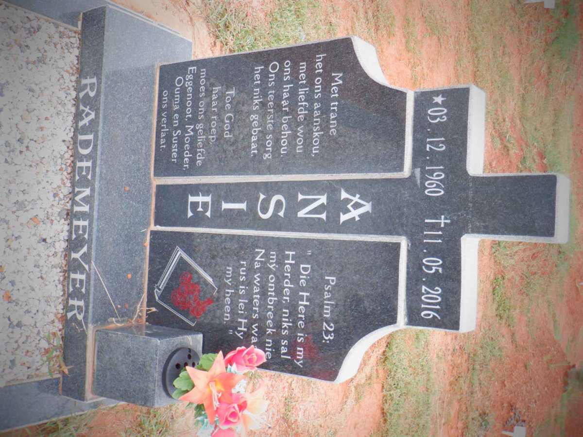 RADEMEYER Ansie 1960-2016
