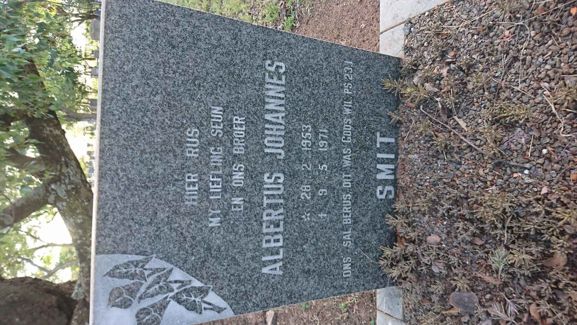 SMIT Albertus Johannes 1953-1971