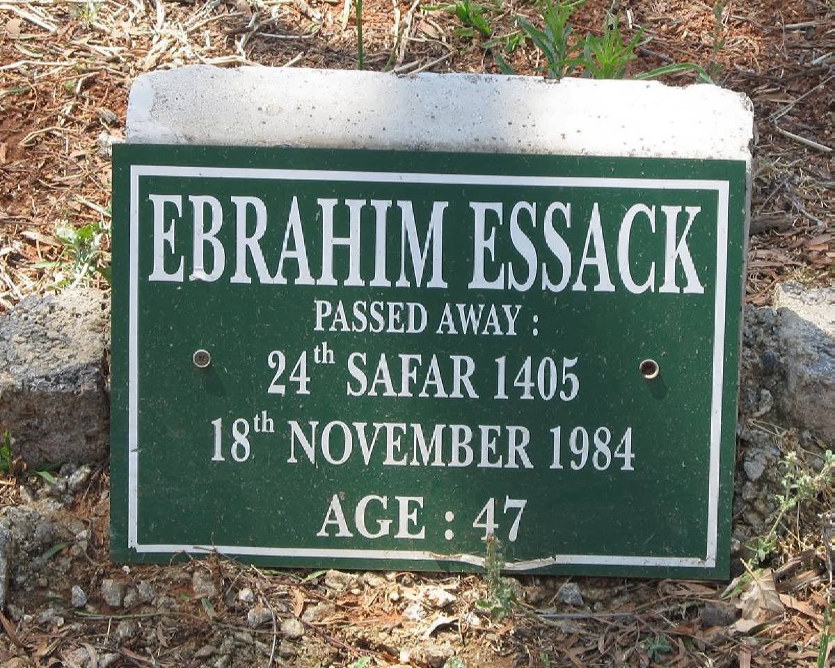 ESSACK Ebrahim -1984