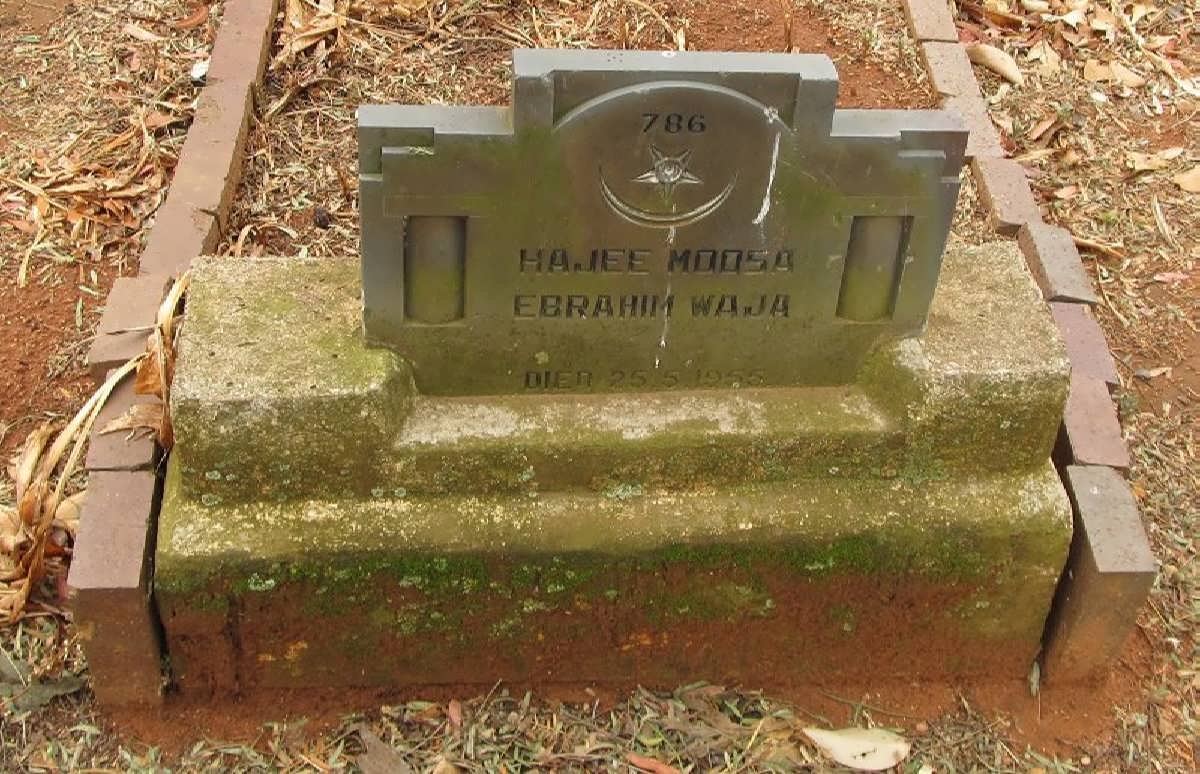 WAJA Hajee Moosa Ebrahim -1955