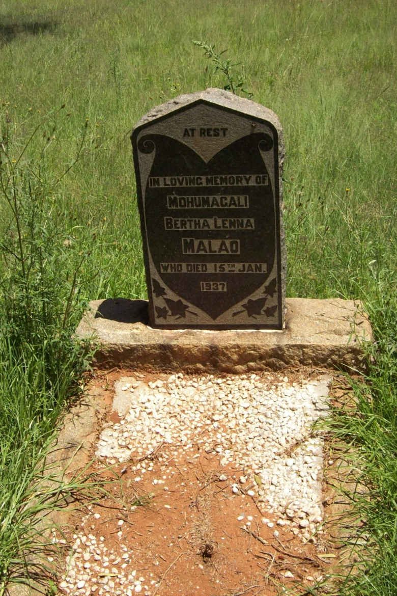 MALAO Mohumagali Bertha Lenna -1937