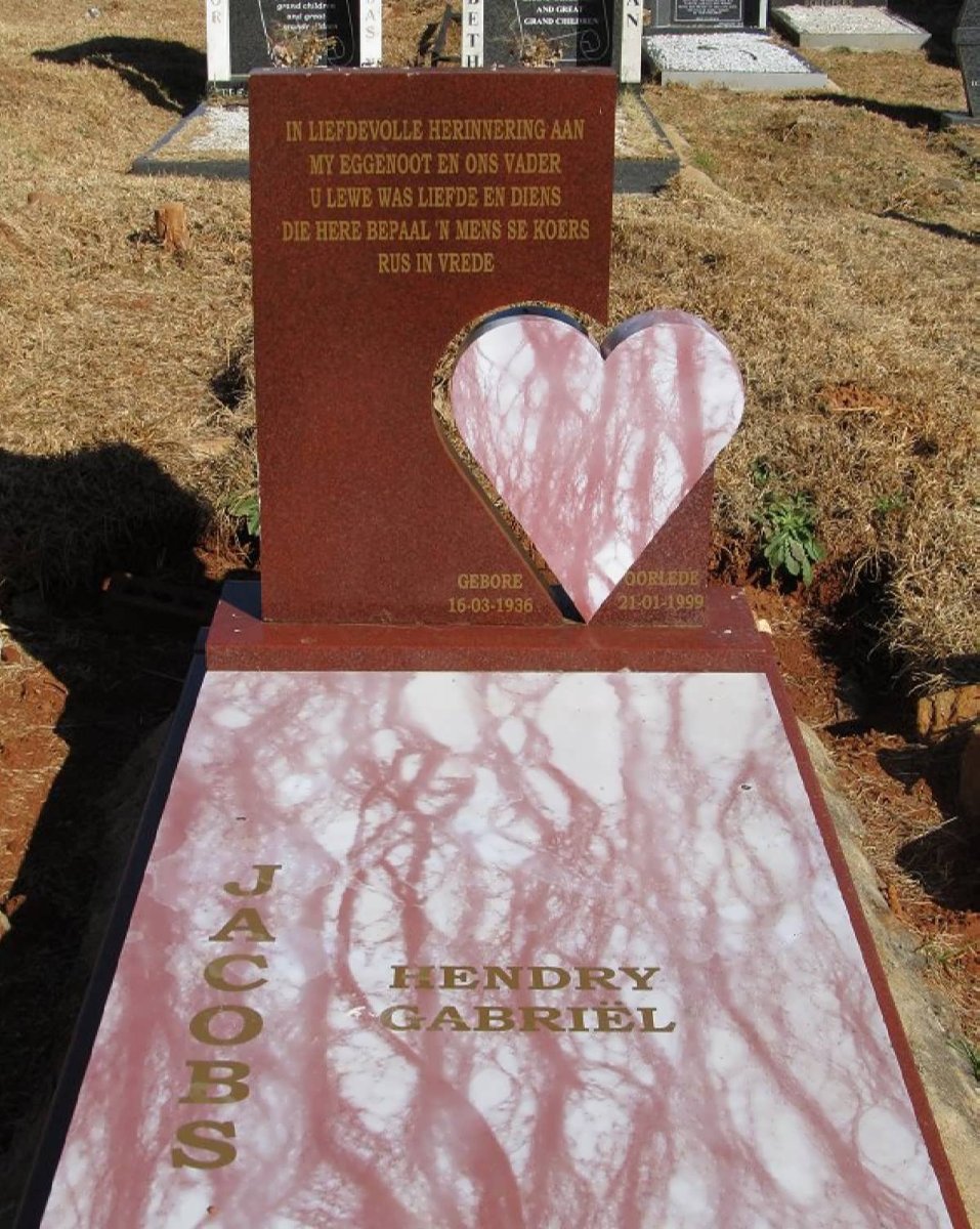 JACOBS Hendry Gabriel 1936-1999