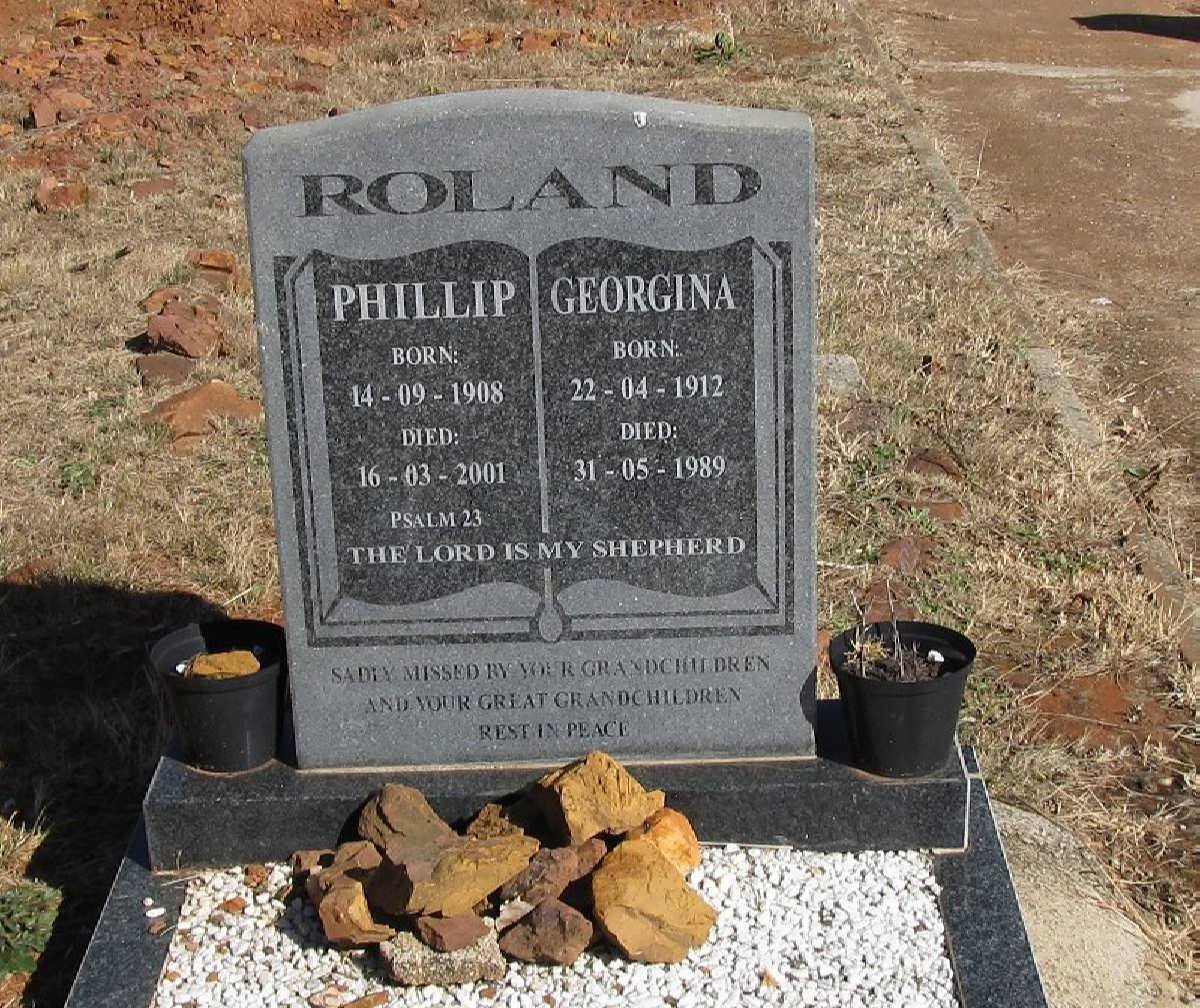 ROLAND Phillip 1908-2001 &amp; Georgina 1912-1989