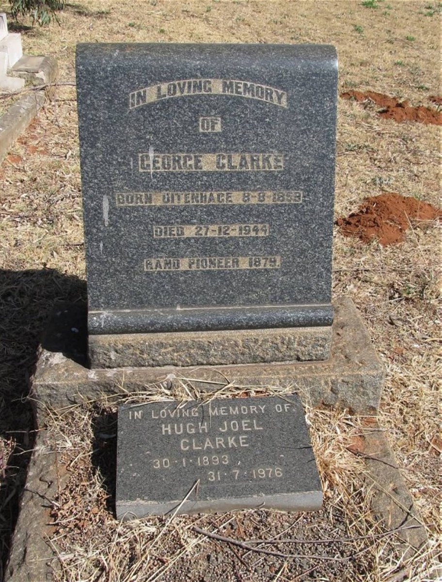 CLARKE George 1859-1944 :: CLARKE Hugh Joel 1893-1976