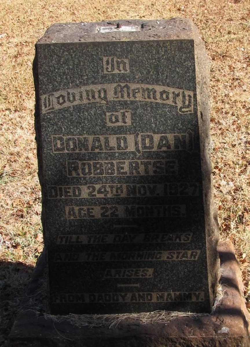 ROBBERTS Donald -1927