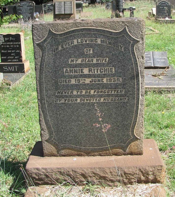 RITCHIE Annie -1939