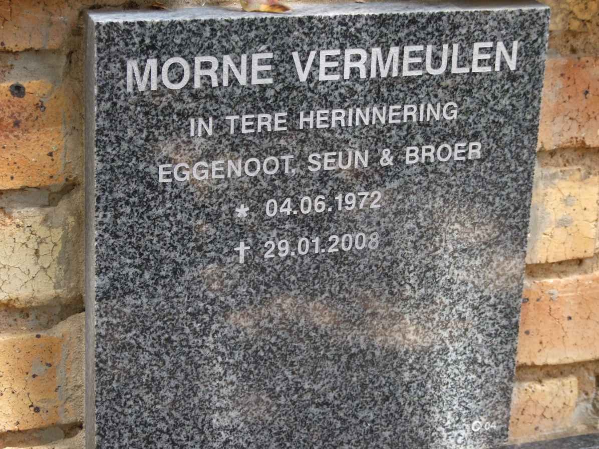 VERMEULEN Morné 1972-2008