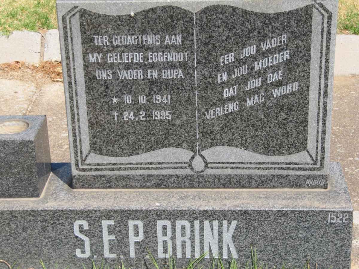 BRINK S.E.P. 1941-1995