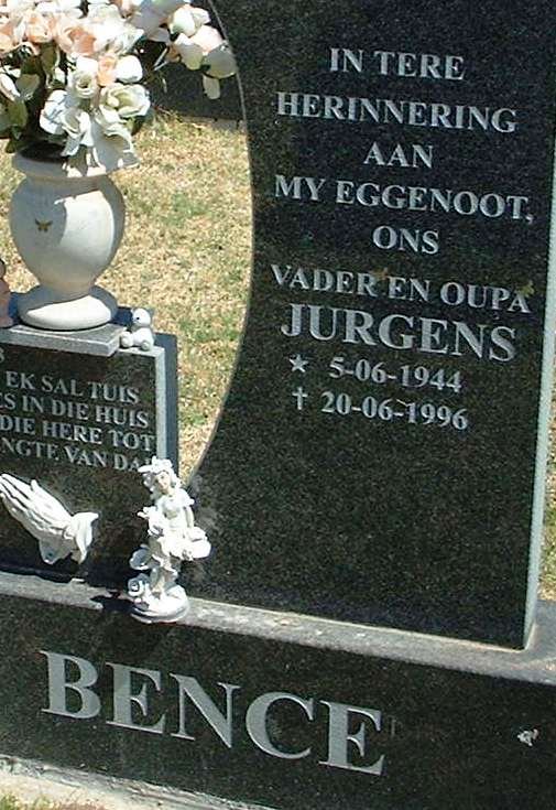 BENCE Jurgens 1944-1996