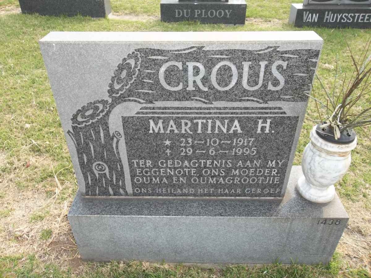CROUS Martina H. 1917-1995