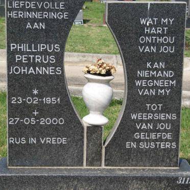 CROUCAMP Phillipus Petrus Johannes 1951-2000