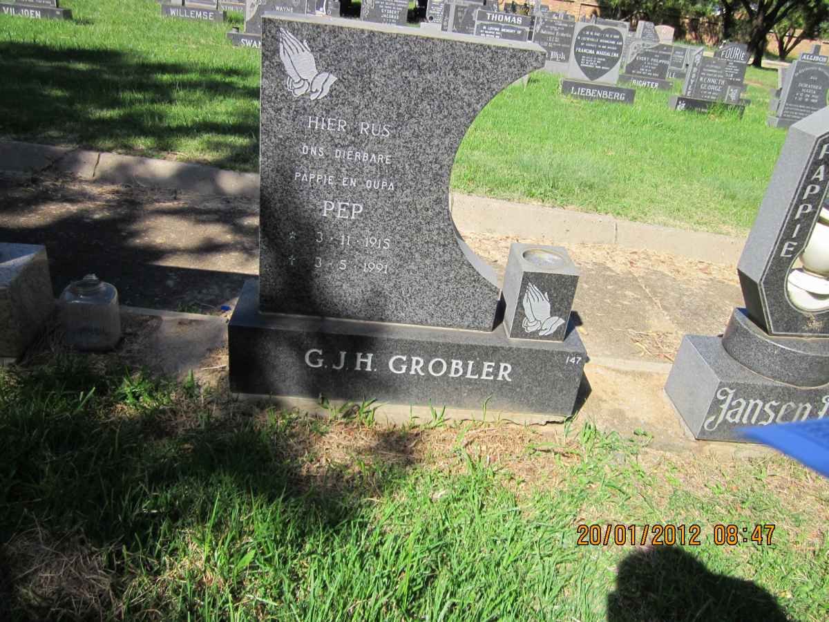 GROBLER G.J.H. 1915-1991