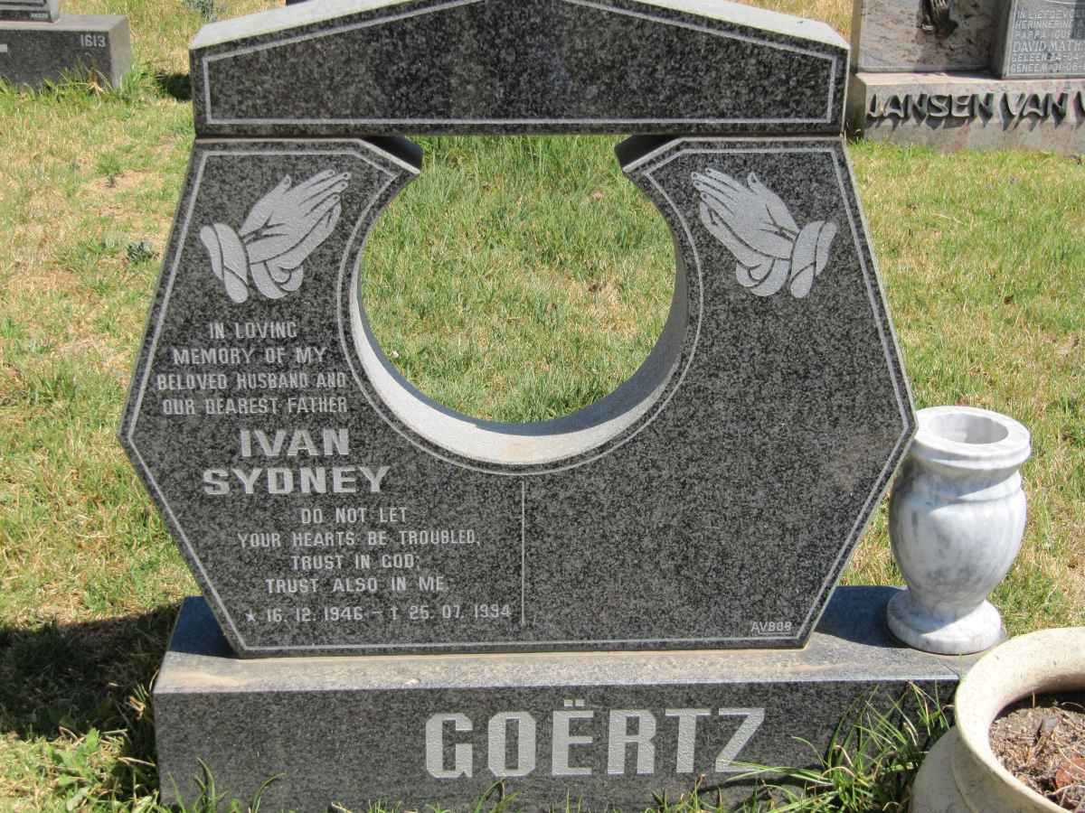 GOËRTZ Ivan Sydney 1946-1994