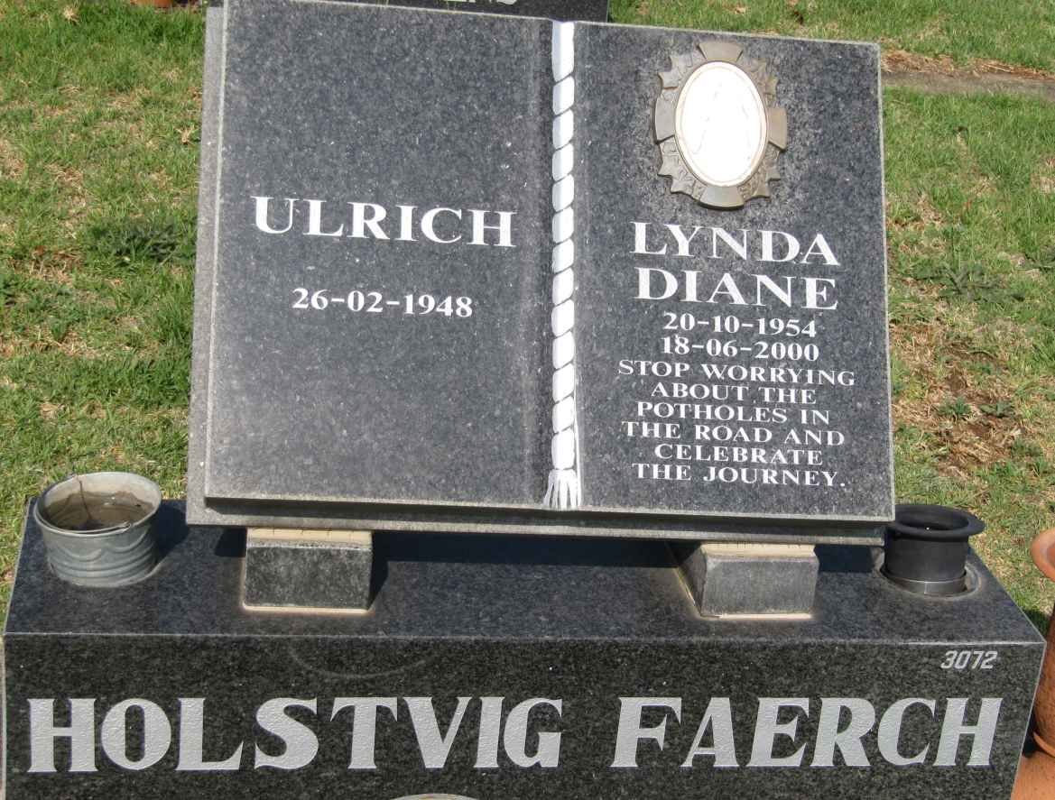 HOLSTVIG Ulrich 1948- &amp; Lynda Diane FAERCH 1954-2000