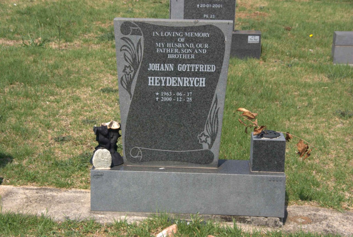 HEYDENRYCH Johann Gottfried 1963-2000