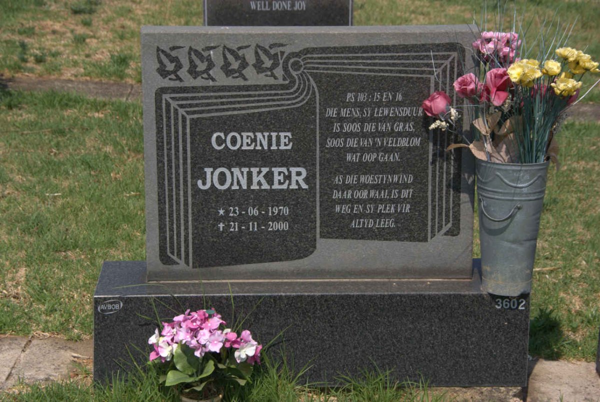JONKER Coenie 1970-2000