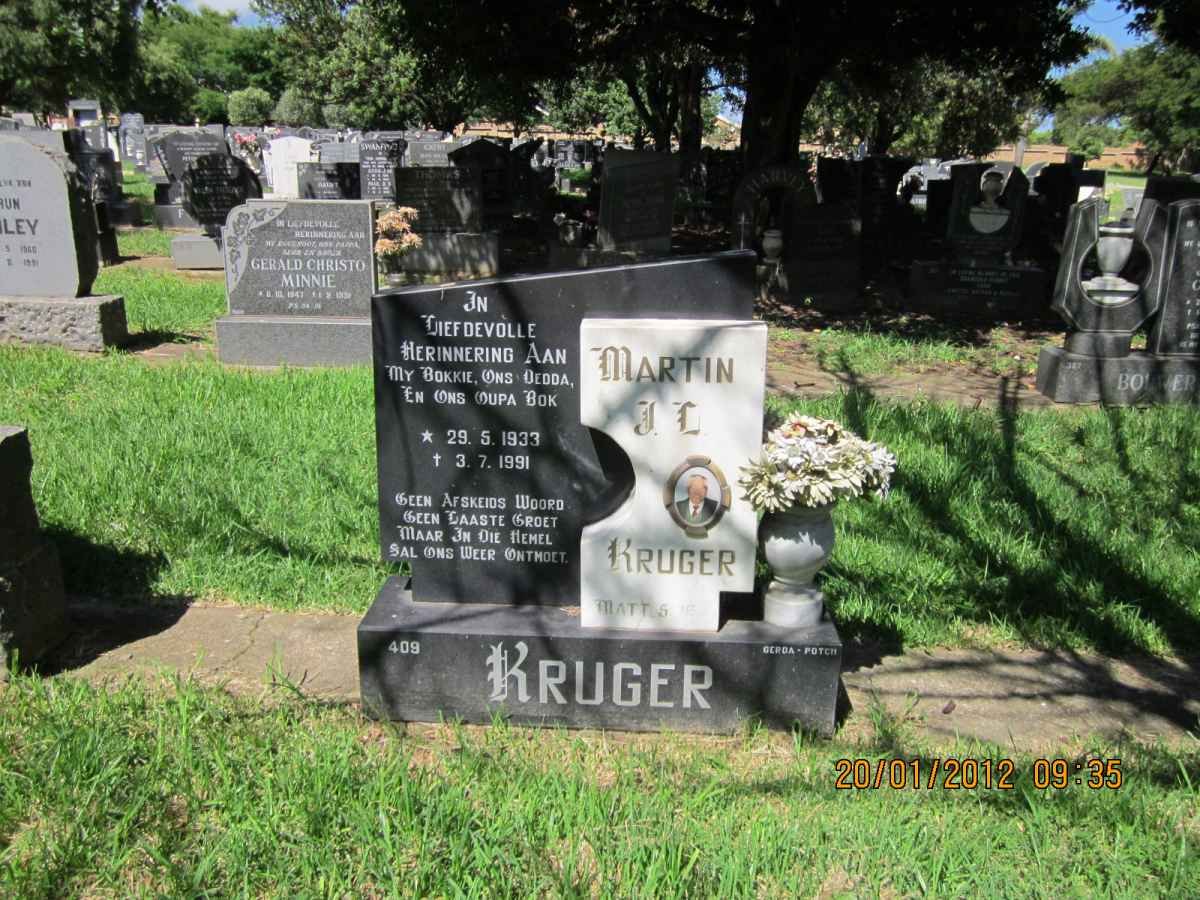 KRUGER J.C. 1933-1991