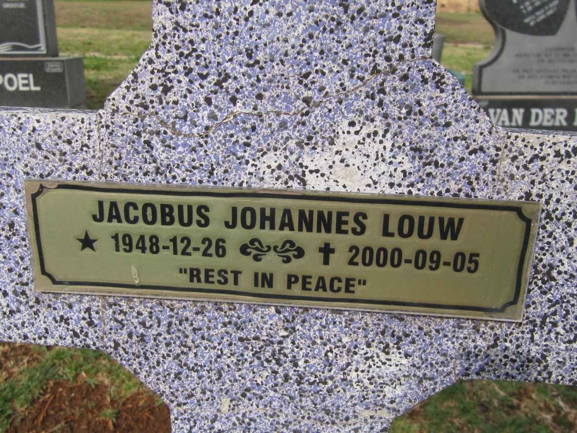 LOUW Jacobus Johannes 1948-2000