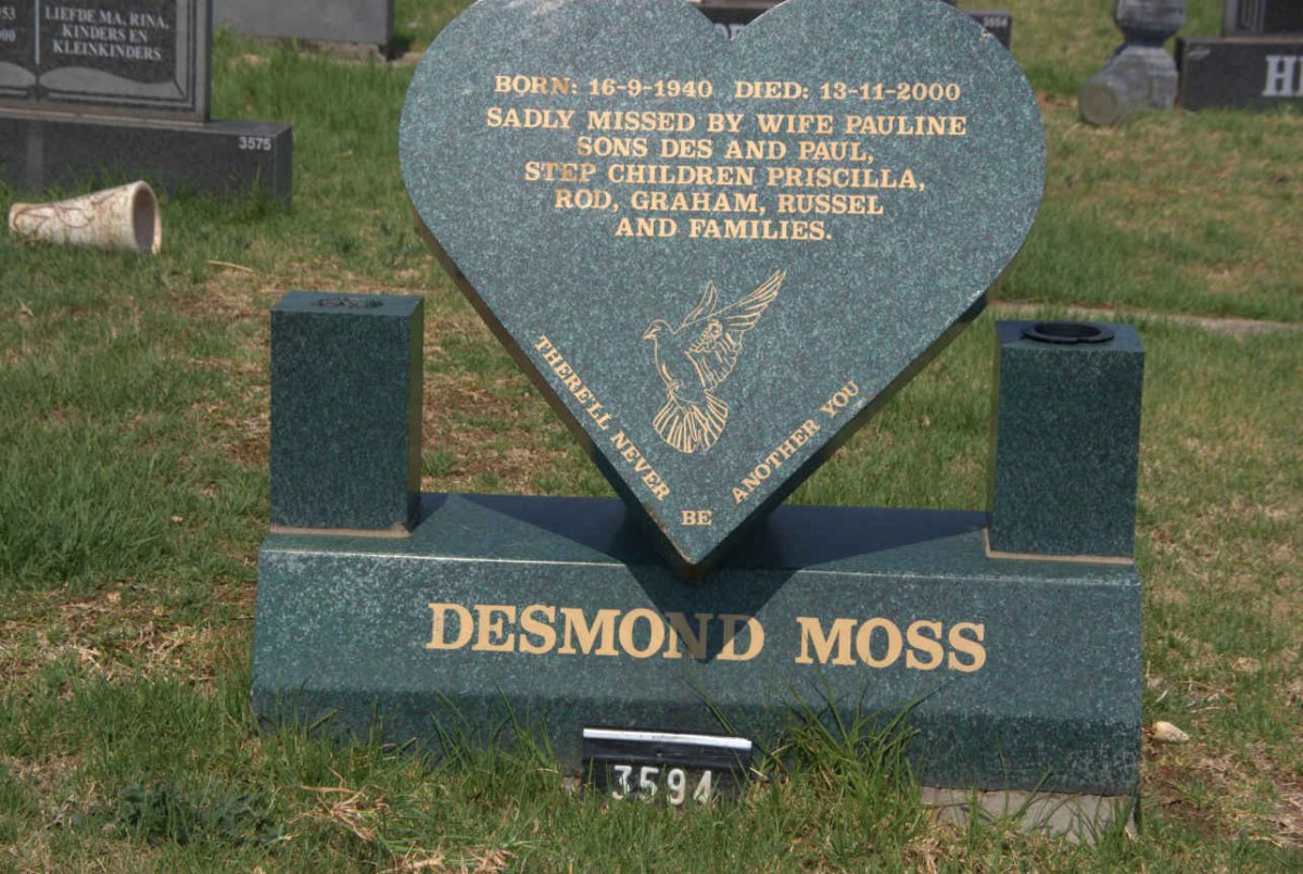 MOSS Desmond 1940-2000