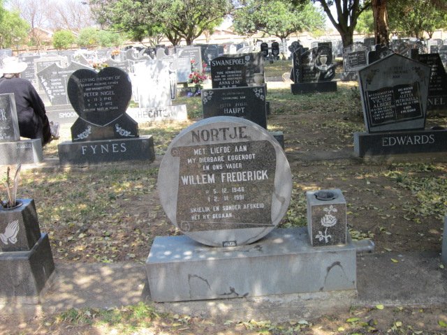 NORTJE Willem Frederick 1948-1991