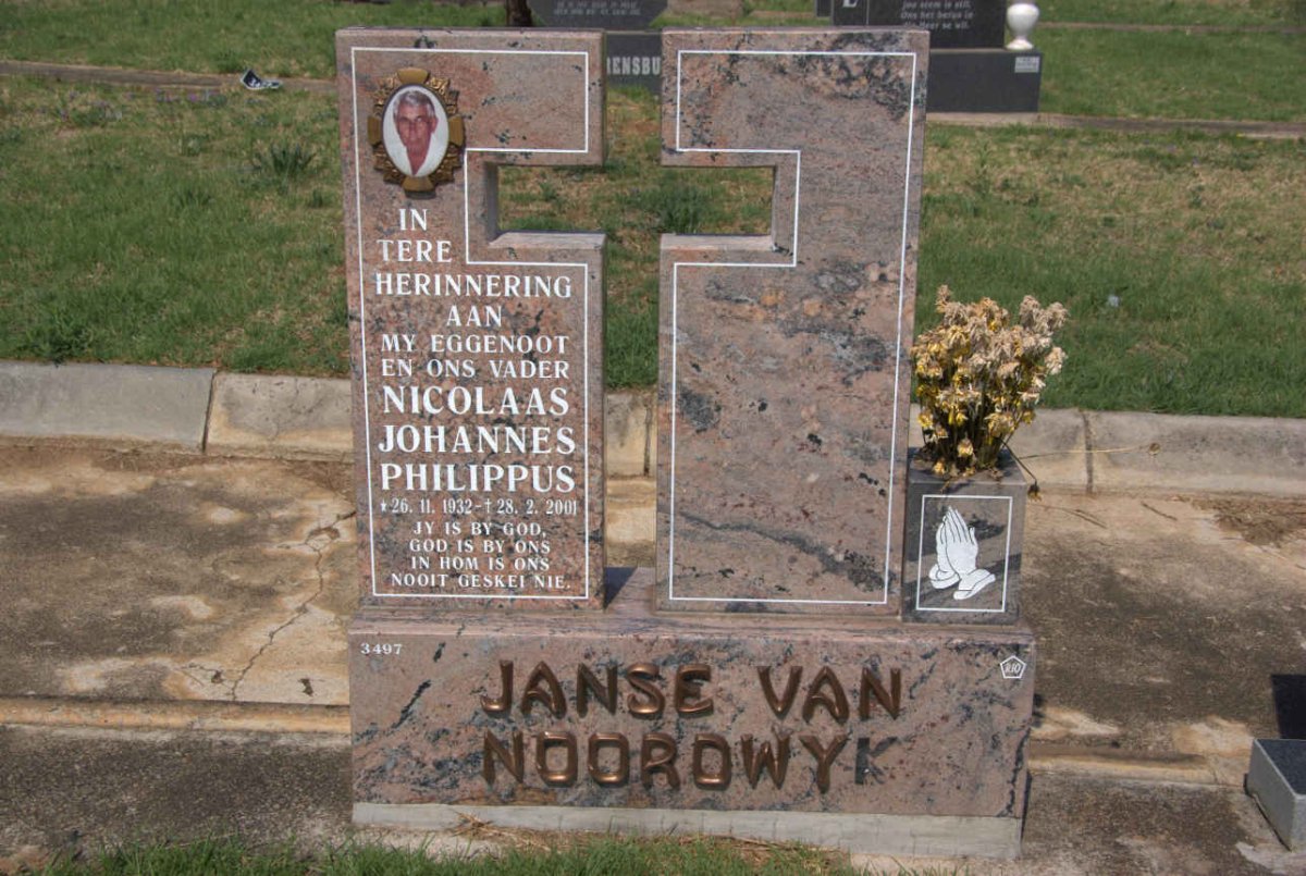 NOORDWYK Nicolaas Johannes Philippus, Janse van 1932-2001