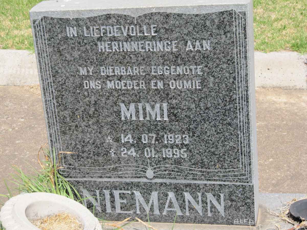 NIEMANN Mimi 1923-1995