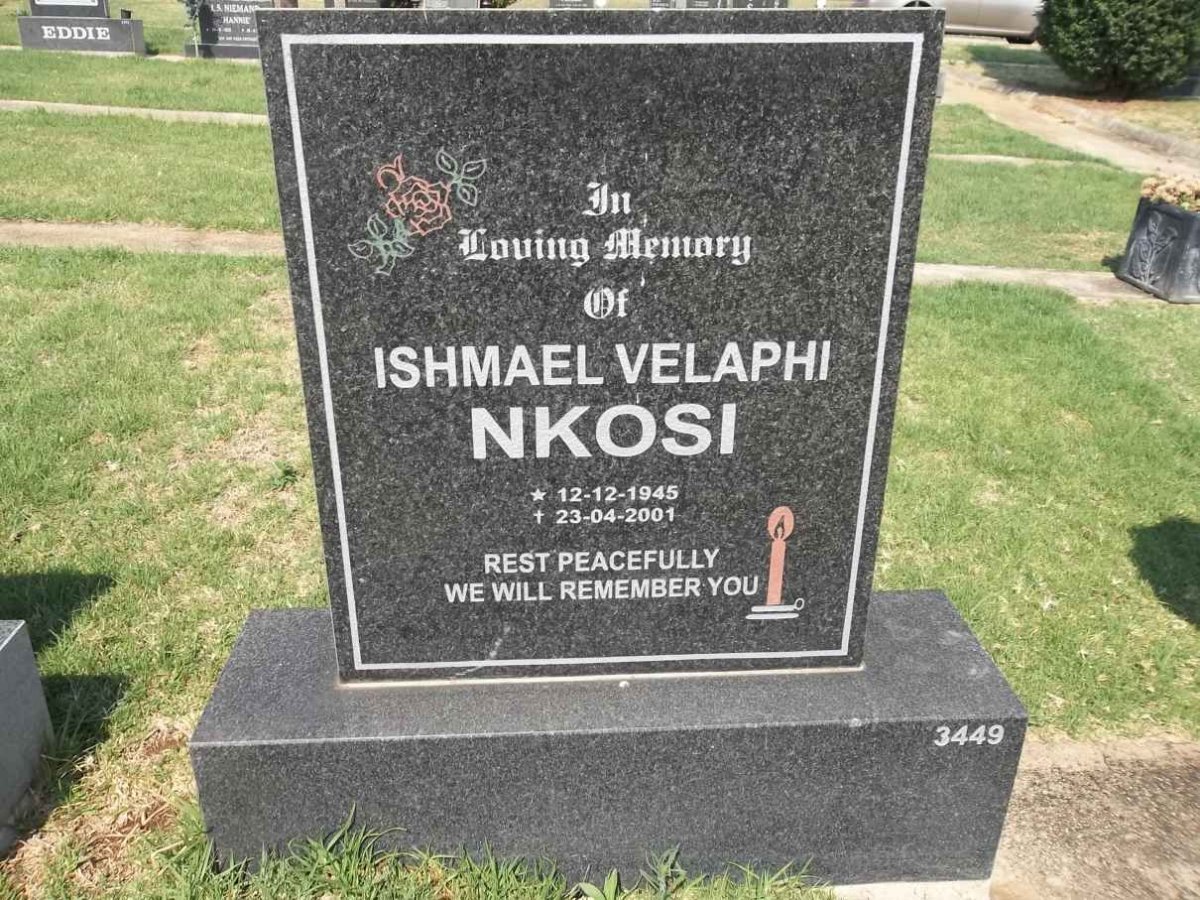 NKOSI Ishmael Velaphi 1945-2001