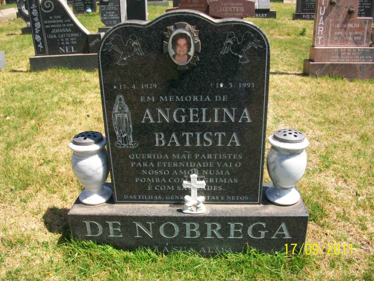 NOBREGA Angelina Batista, de 1929-1995