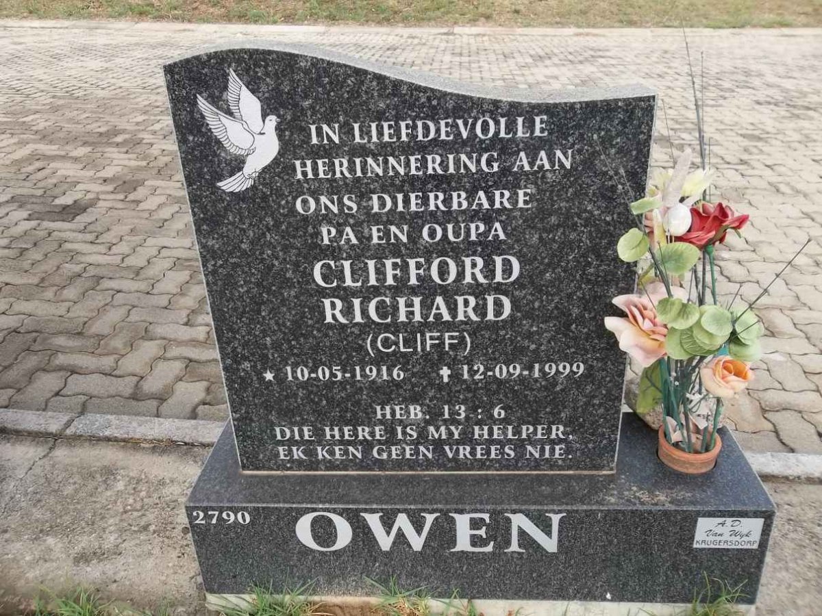 OWEN Clifford Richard 1916-1999
