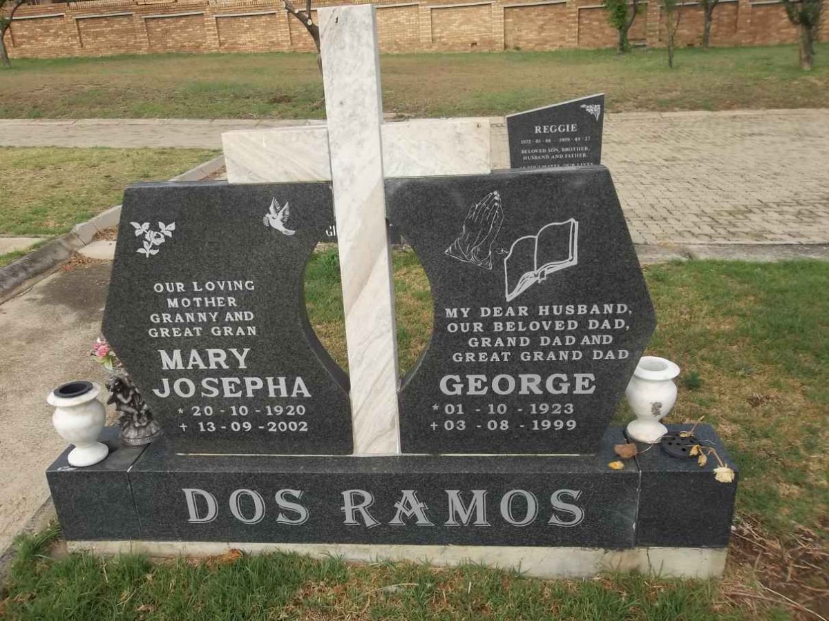 RAMOS George, dos 1923-1999 &amp; Mary Josepha 1920-2002