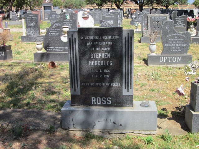 ROSS Stephen Hercules 1954-1992