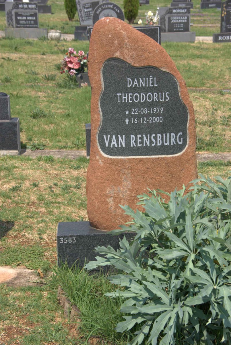 RENSBURG Daniël Theodorus, van 1979-2000
