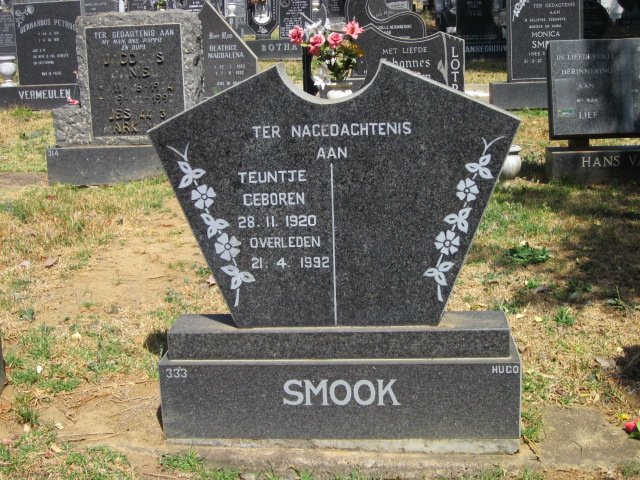 SMOOK Teuntje 1920 -1992