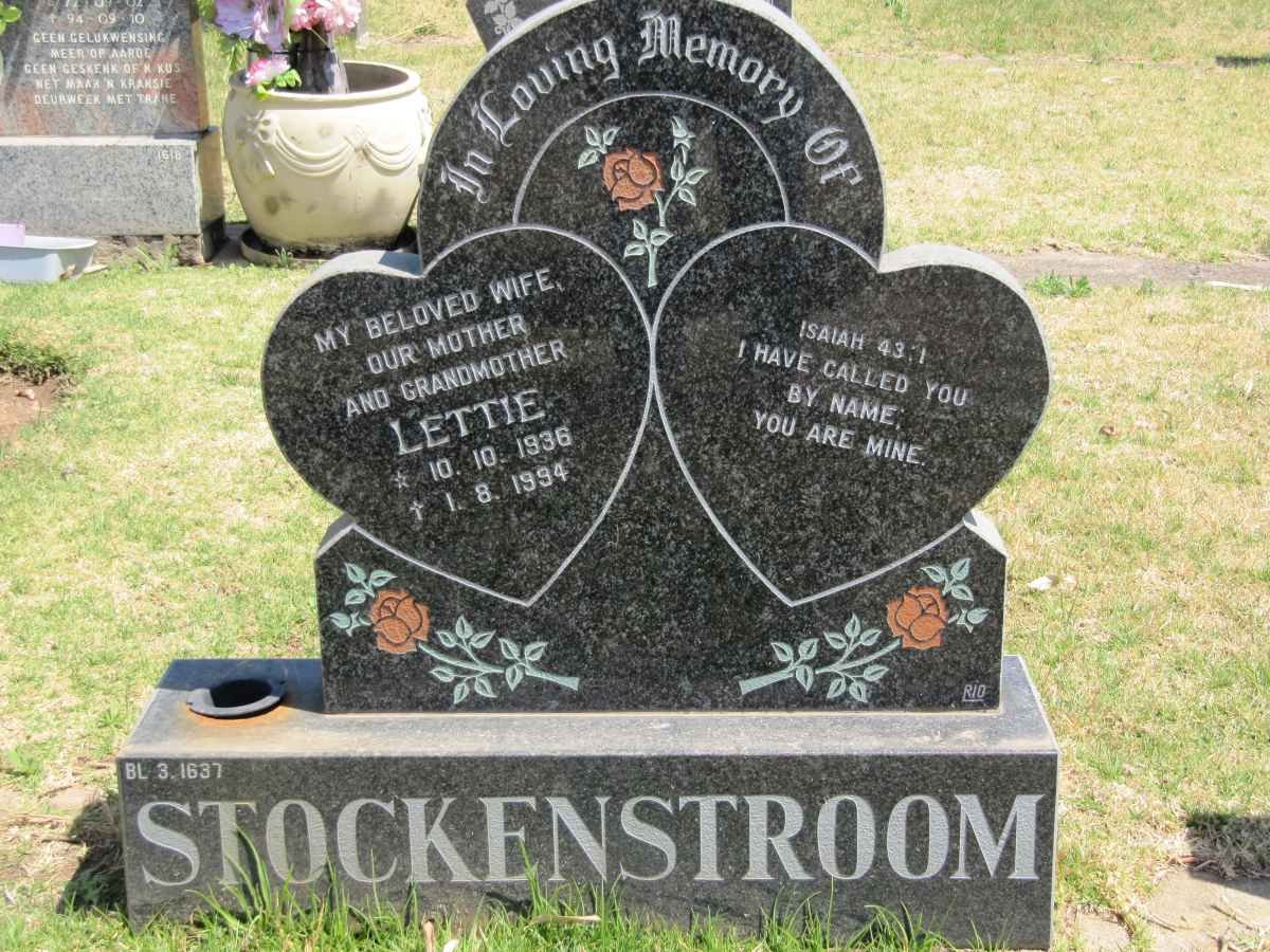 STOCKENSTROOM Lettie 1936-1994