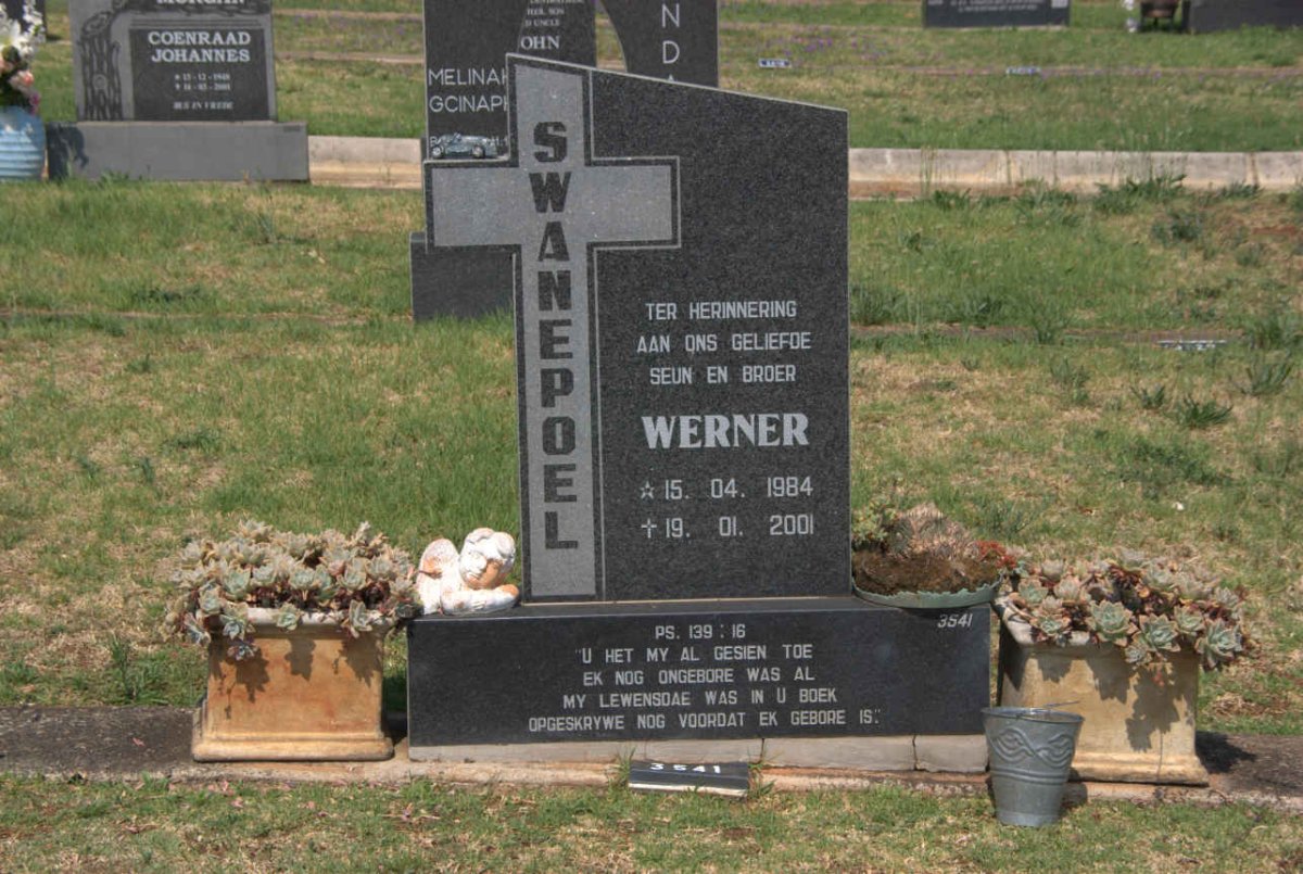 SWANEPOEL Werner 1984-2001